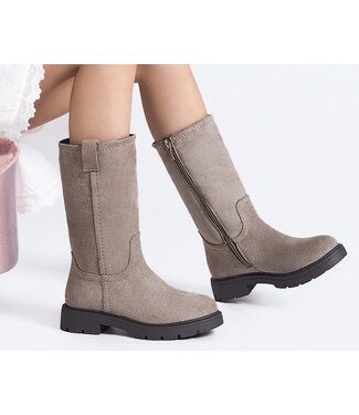 Hoge Boots - Taupe