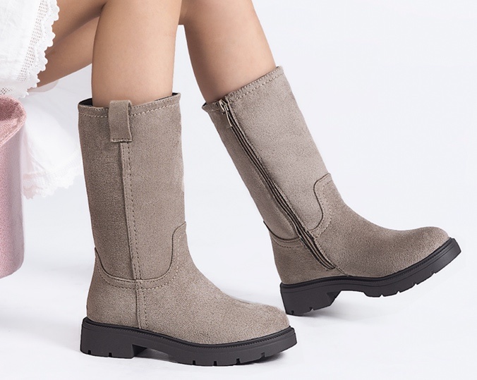 Hoge Boots - Taupe