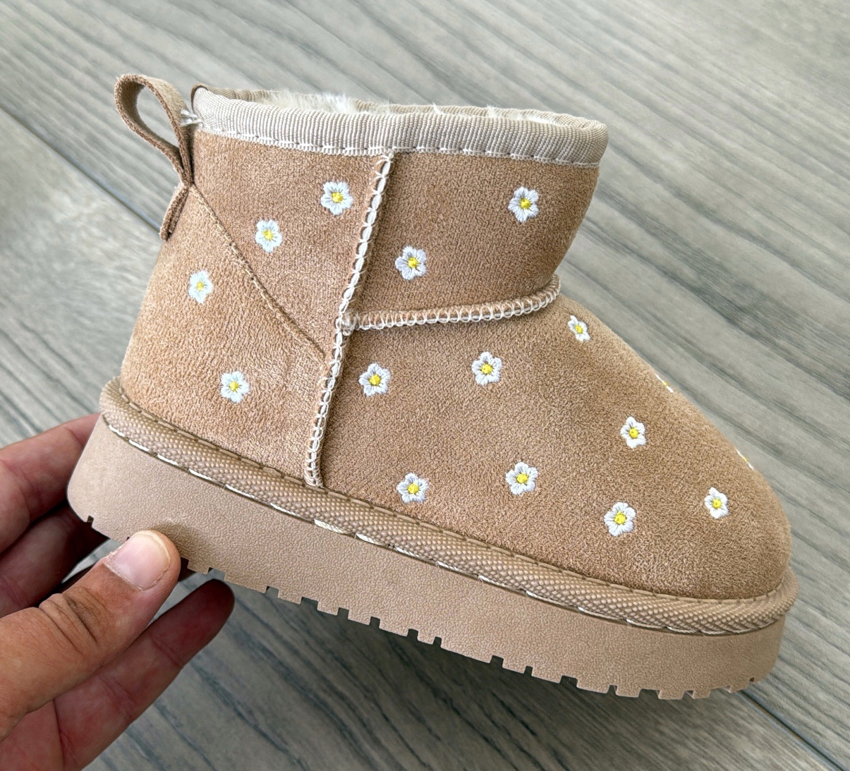 Flower boots - Beige (verzenddatum 9 okt)