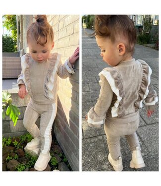 Draakjes en Boefjes Corduroy Ruffle Set