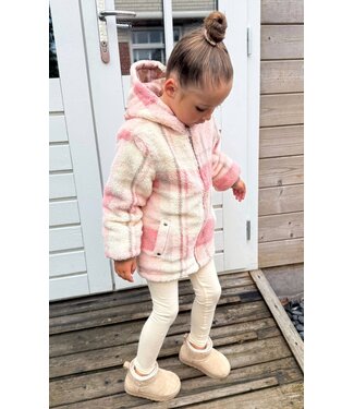 Dirkje  Fluffy Winterjas - Roze