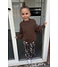 Draakjes en Boefjes Velvet flared broek met bloemenprint