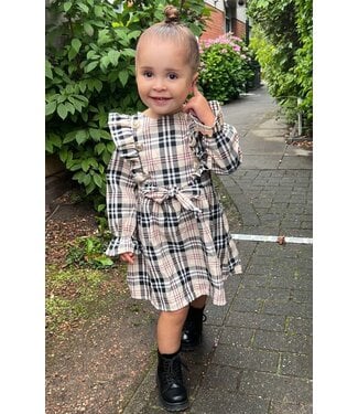 Draakjes en Boefjes Blocked Ruffle Dress