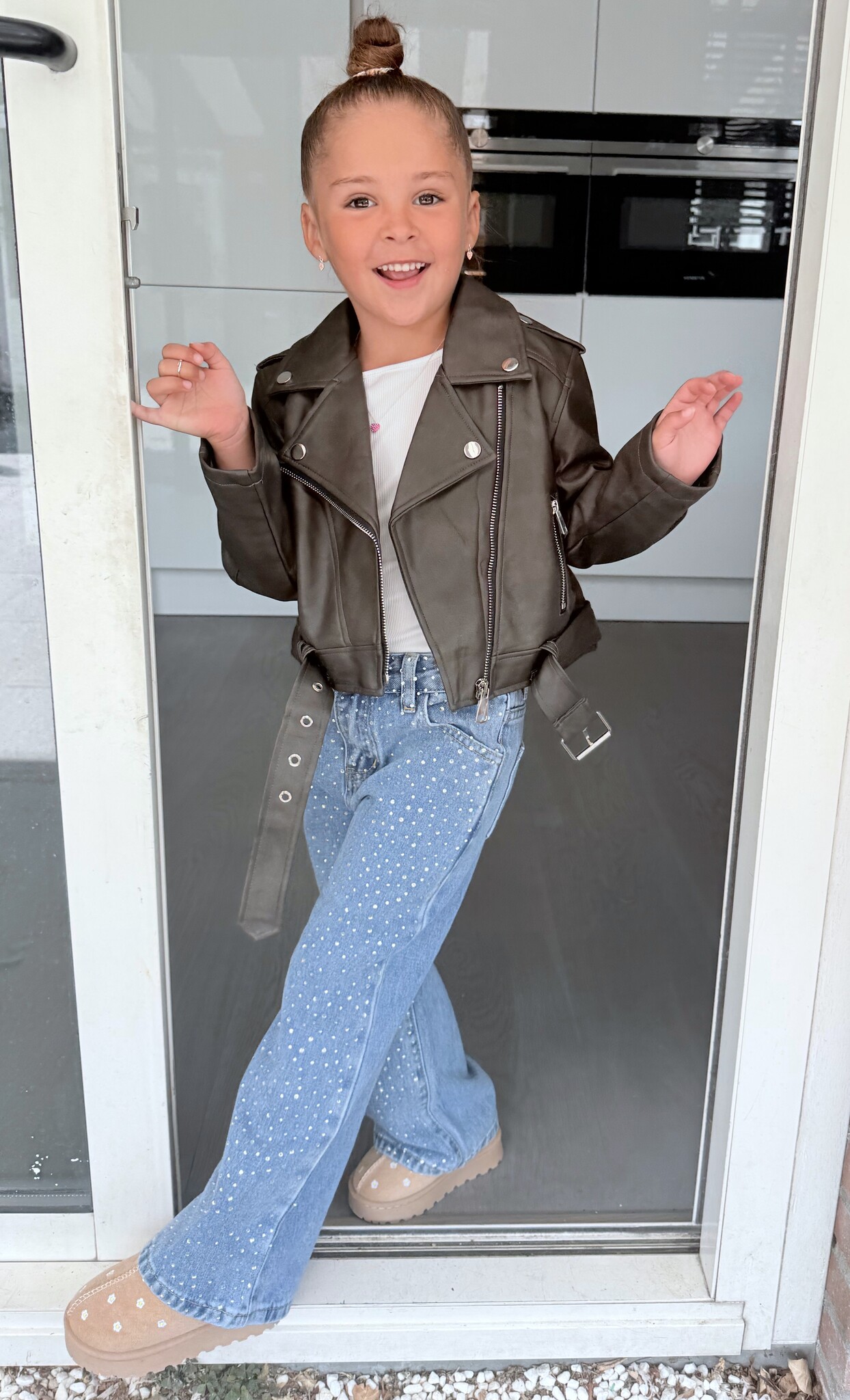 Sparkle Denim Jeans - Blauw