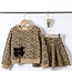 Leopard skirt Set - Camel