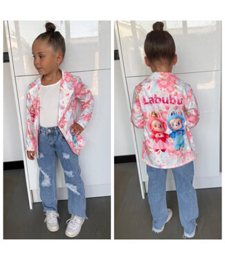 Labubu Blazer - Flower Roze