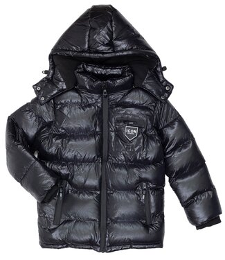 ICON Winterjas met fleecevoering – Zwart