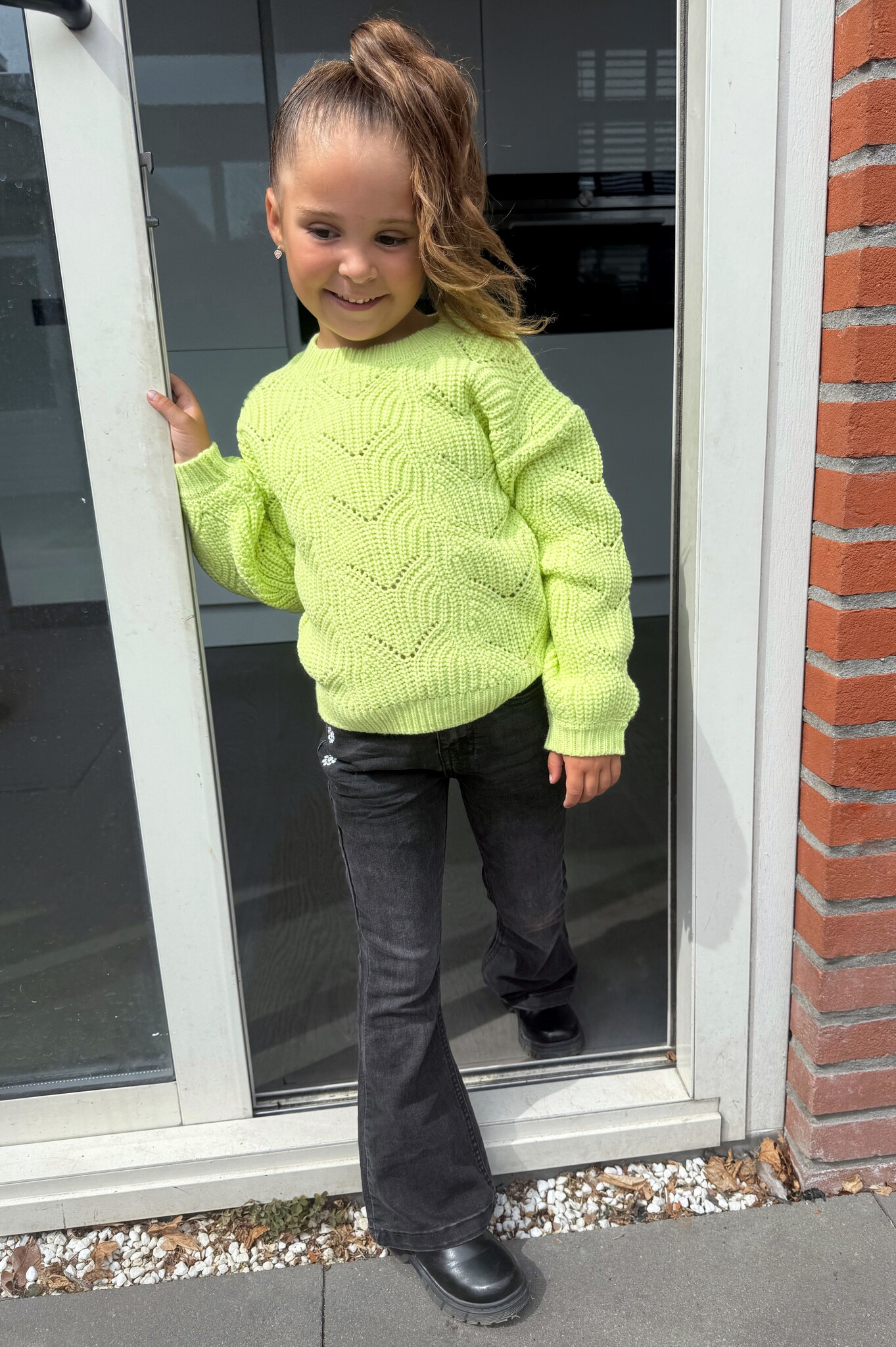 Sweater Dropped Shoulder - Green