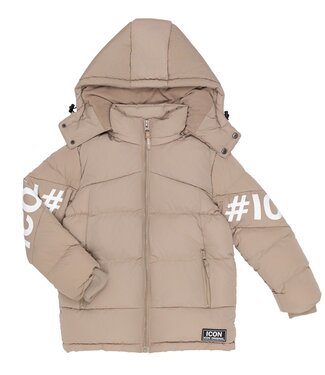 ICON Winterjas met fleecevoering – Beige