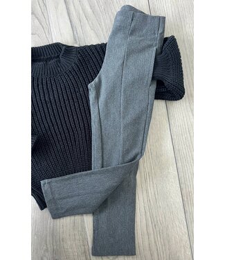 Detailed legging - Grijs