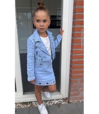Button Denim Set