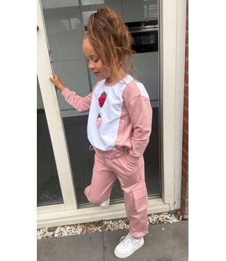 Strawberry Joggingset - Roze