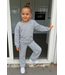 Flared Jogging Set - Grijs