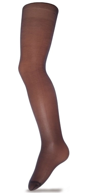 Kinder Panty 40 Denier met een glans - Zwart