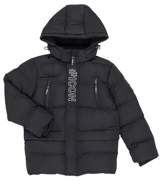 ICON Winterjas met fleecevoering – Zwart
