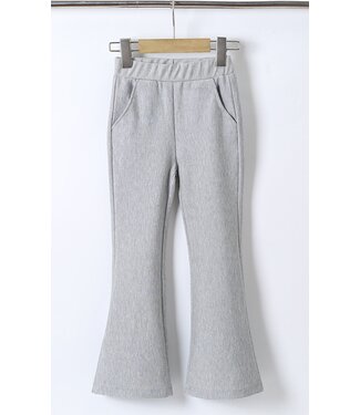 Sparkle Flared broek - Grijs