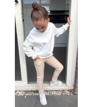 Detailed legging -  Beige