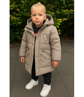 Parka winter jacket- Beige