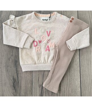Dirkje  Ruffle Sweater - Off White