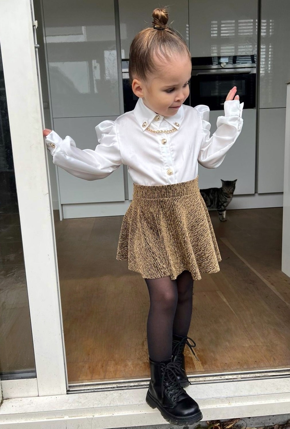Sparkle Pretty Little Skirt - Goud