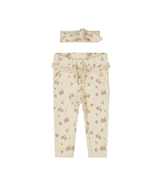 Dirkje  Broek met ruffle randje (met haarband)