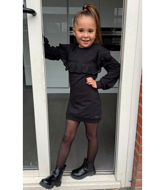 No Way Monday Sweater dress - Zwart