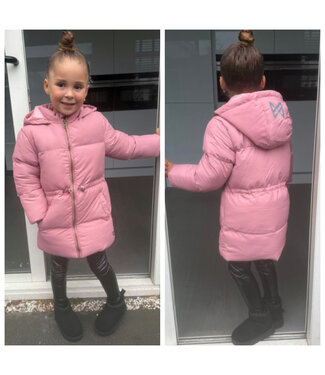 Koko Noko Lange Roze Winterjas