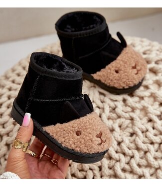 Cute bear boots - Zwart (Unisex)
