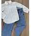 Denim Jeans  - Strikjes - Blauw