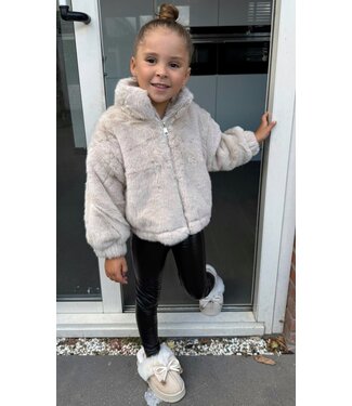 Fluffy Basic Jasje - Beige