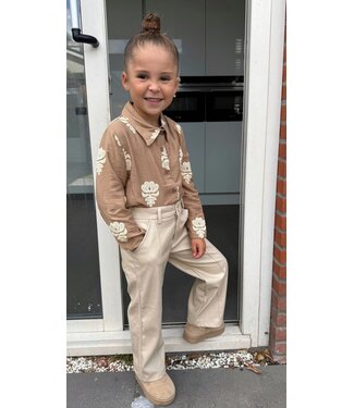 Sierlijke Blouse - Marron