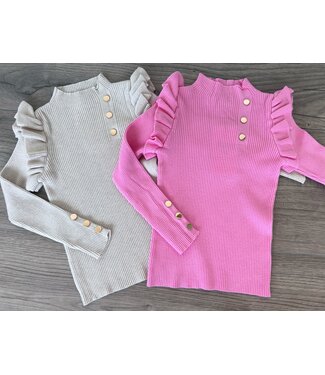 Button sweater - Beige