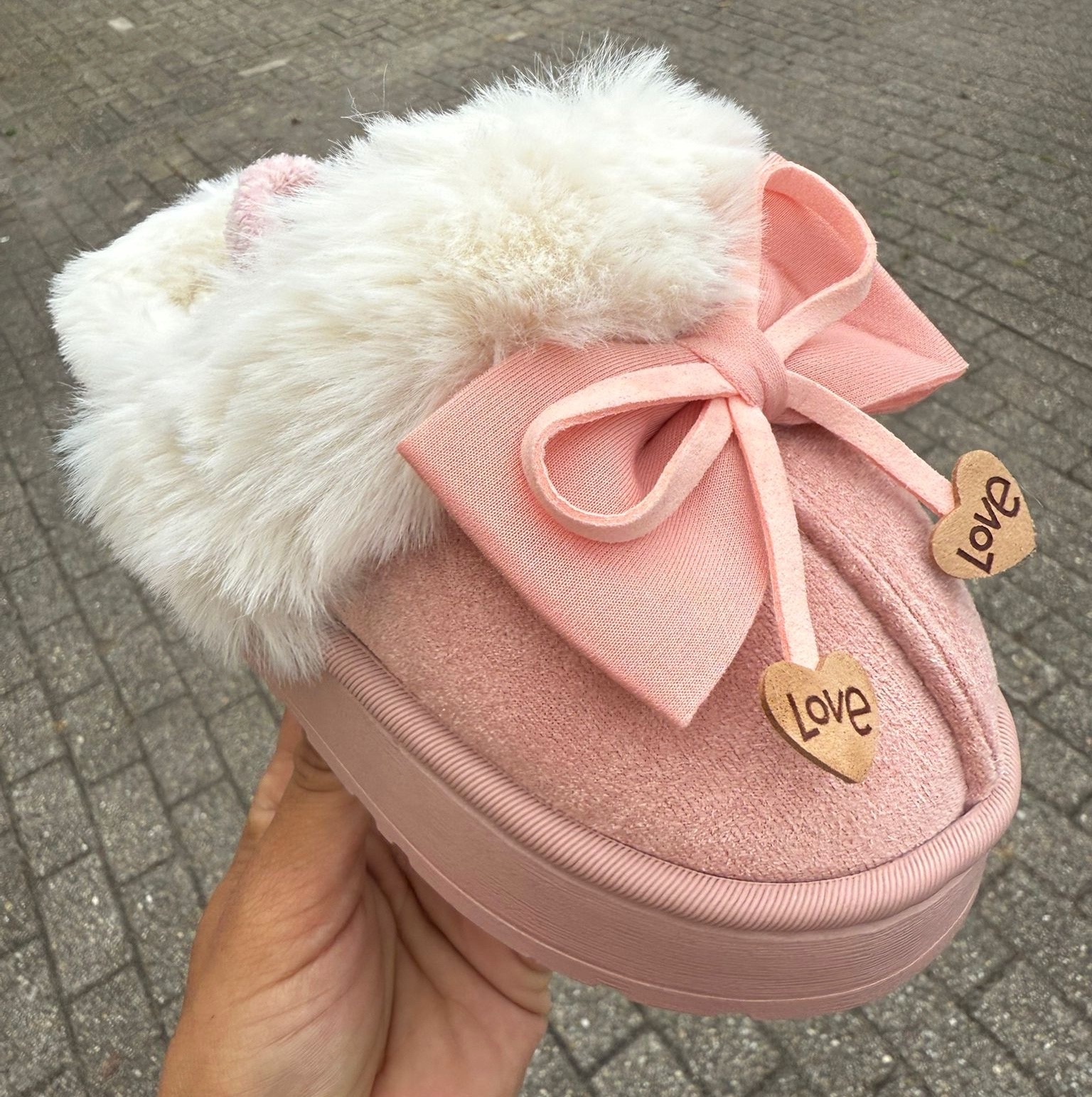 Furry Soft Sliders - Roze