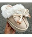 Furry Soft Sliders - Beige