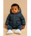 Dirkje  Winterjas met teddyvoering - Navy