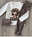 Leopard Girly Legging Set (Met Tasje) - Leopard Bruin