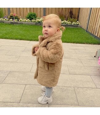 Draakjes en Boefjes Soft & Fluffy Winterjas - Dk. Beige