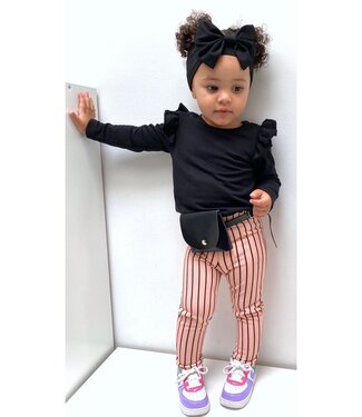 Draakjes en Boefjes Ruffle Longsleeve - Zwart