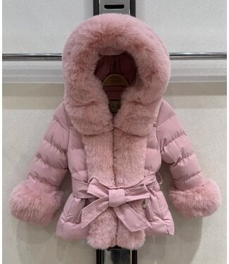 Fur Winterjas - Roze