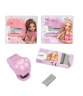 TOPModel TOPModel Mini Nietmachine KITTY & DOGGY met 1000 Nietjes
