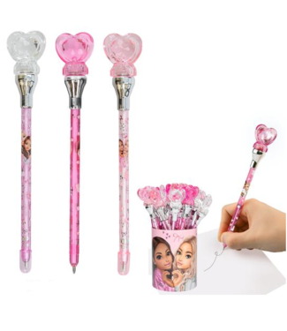 TOPModel TOPModel pen met hartlampje – schrijfpen met lichtfunctie