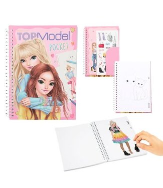 TOPModel TOPModel pocket kleurboek met stickers