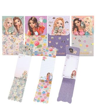 TOPModel TOPModel notitieblok met magneetsluiting – 60 gekleurde blaadjes