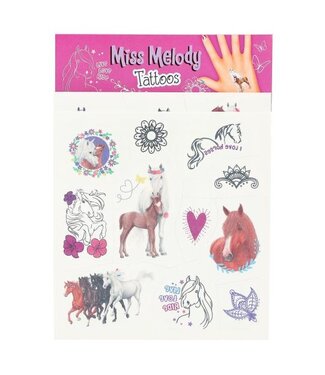 TOPModel Miss Melody tattoos – Plaktattoos met paarden