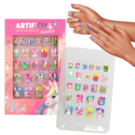 Ylvi - Unicorn kunstnagels– zelfplakkende nagels voor meisjes