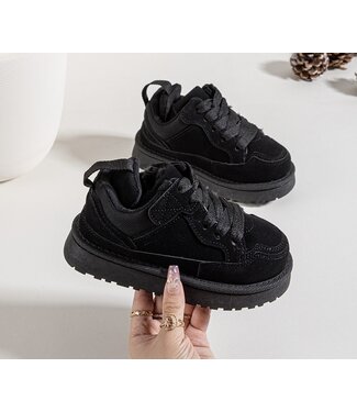 Furry Sneakers (Unisex) - Zwart