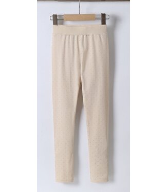 Sparkle legging - Beige