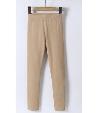Sparkle legging - Camel
