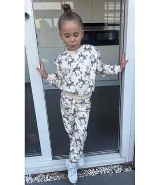 Dirkje  The Cutest Joggingset - Off White