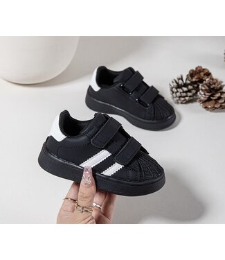 Stripe sneakers 2.0 - Zwart